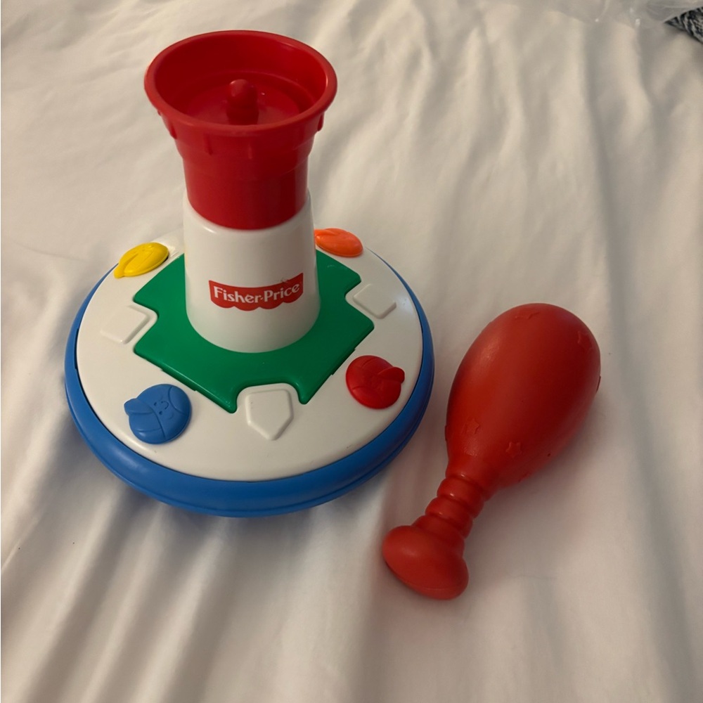 Fisher-Price Red, Blue & Green Pop-and-Play Poppin' Toy